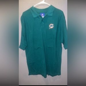 Vintage Miami Dolphins Polo Shirt M